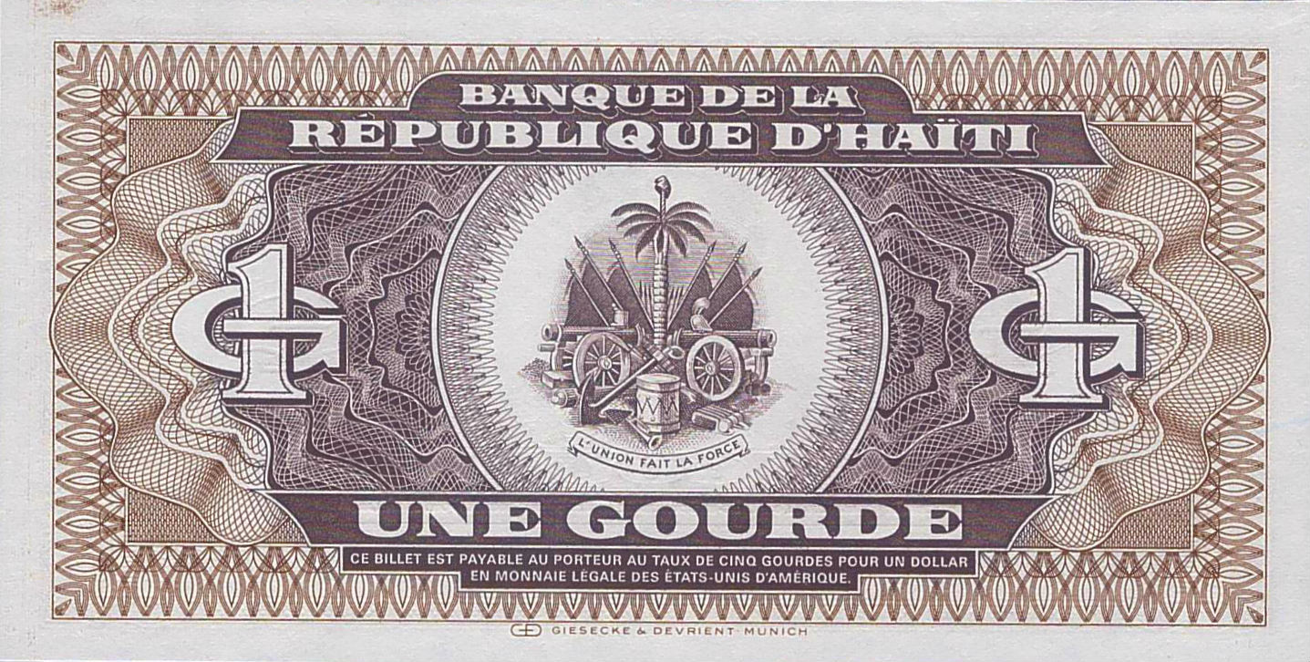 Haiti 1 1987 UNC P-245
